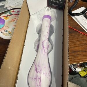 Purple Marble Shower Brush - new in box